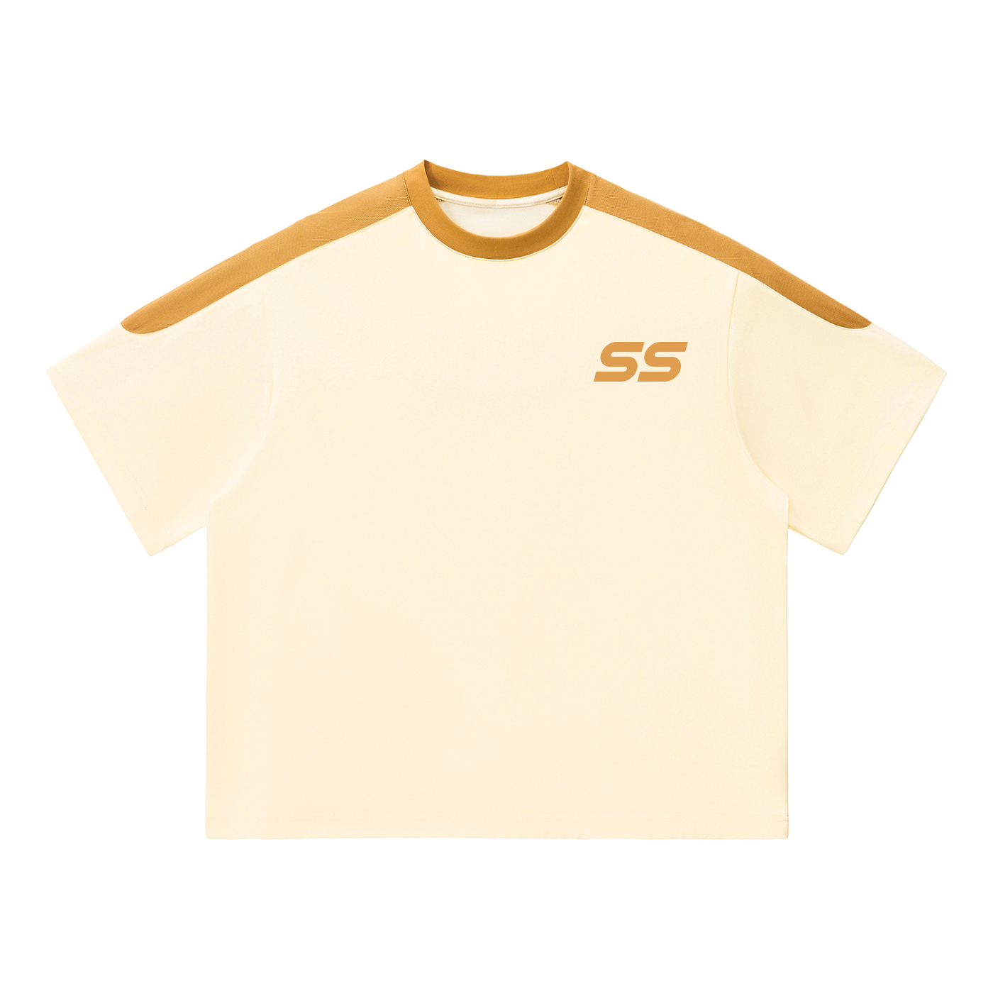 "SS" Orange Oversized T-Shirt