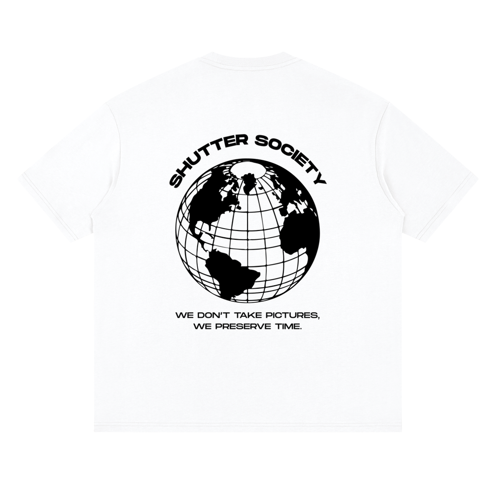 Shutter Society Worldwide Loose Drop Shoulder T-Shirt